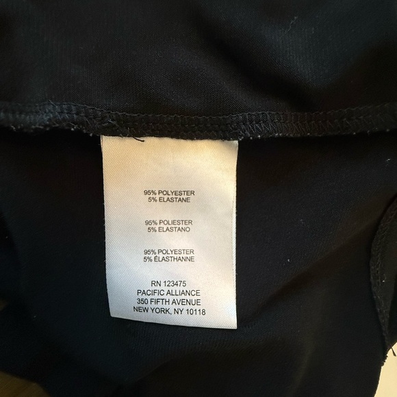 Jones New York Black Shirt with Button Accents - Picture 5 of 6